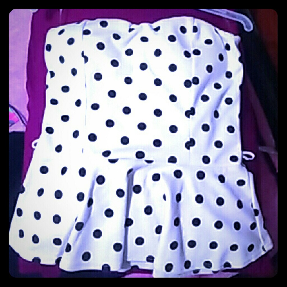 Polka dot top